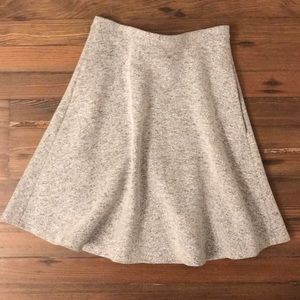 Wool A line theory skirt with pockets
